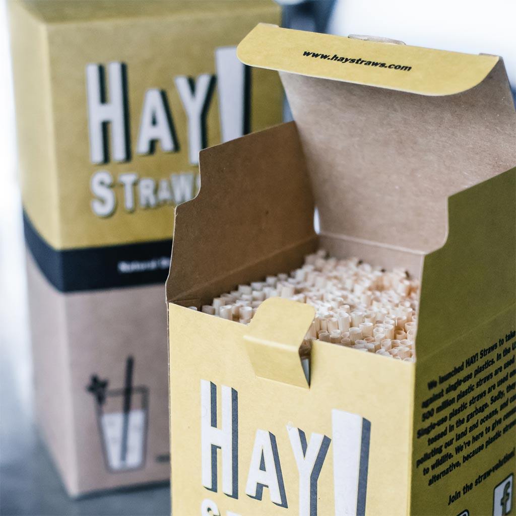 500 box of sustainable tall size hay straws